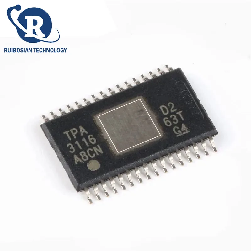 10PCS TPA3116 TPA3116D2DADR TPA3116D2 HTSSOP32 เครื่องขยายเสียง 50W สเตอริโอ Class-D Amp ใหม่เดิม