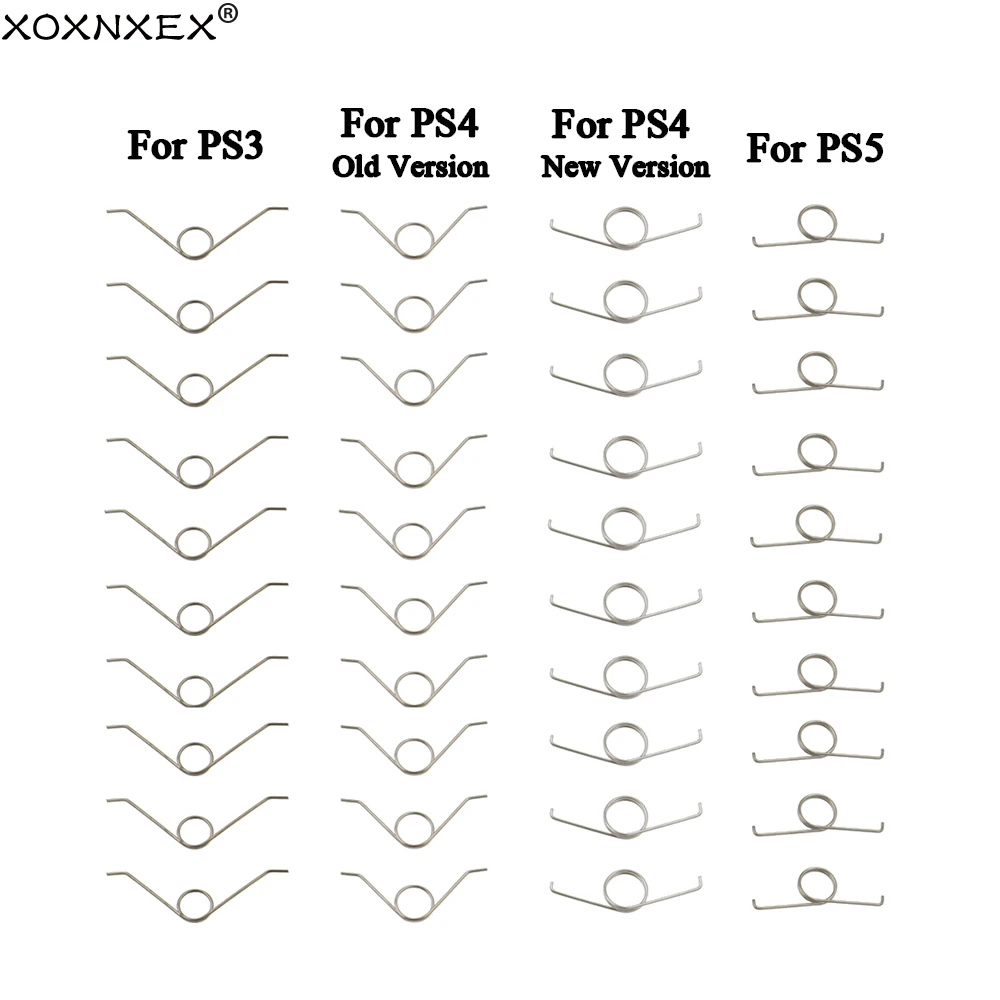 10/20/50/100pcs R2 L2 Trigger Buttons Springs for PS3 PS5 PS4 Pro Slim Controller Spring JDM 001 010 011 030 040