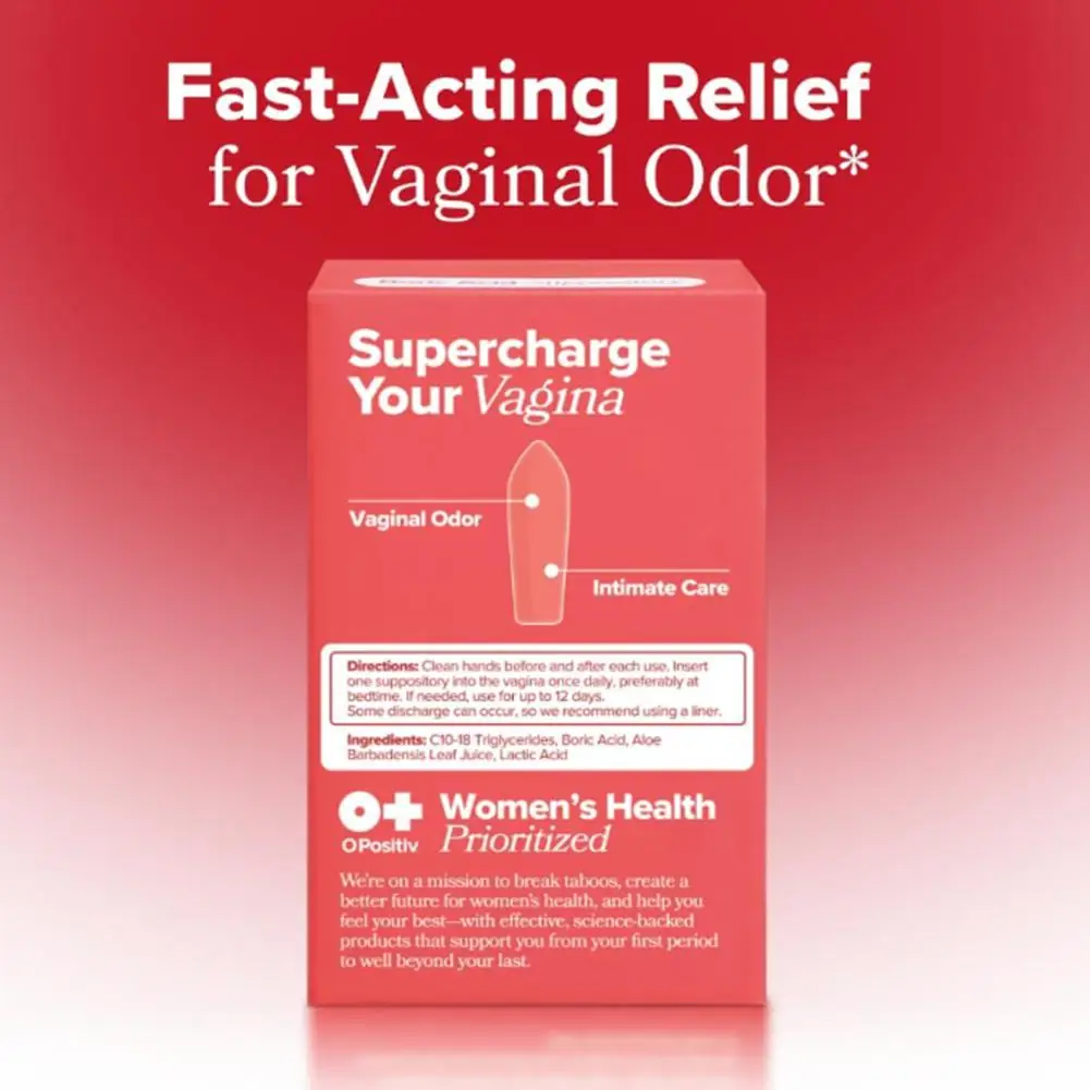تحميلة مهبلية من حمض البوريك 12 قطعة مع حمض اللاكتيك الألوة فيرا لتخفيف الرائحة السريعة توازن PH العناية الأنثوية لا الاستخدام عن طريق الفم
