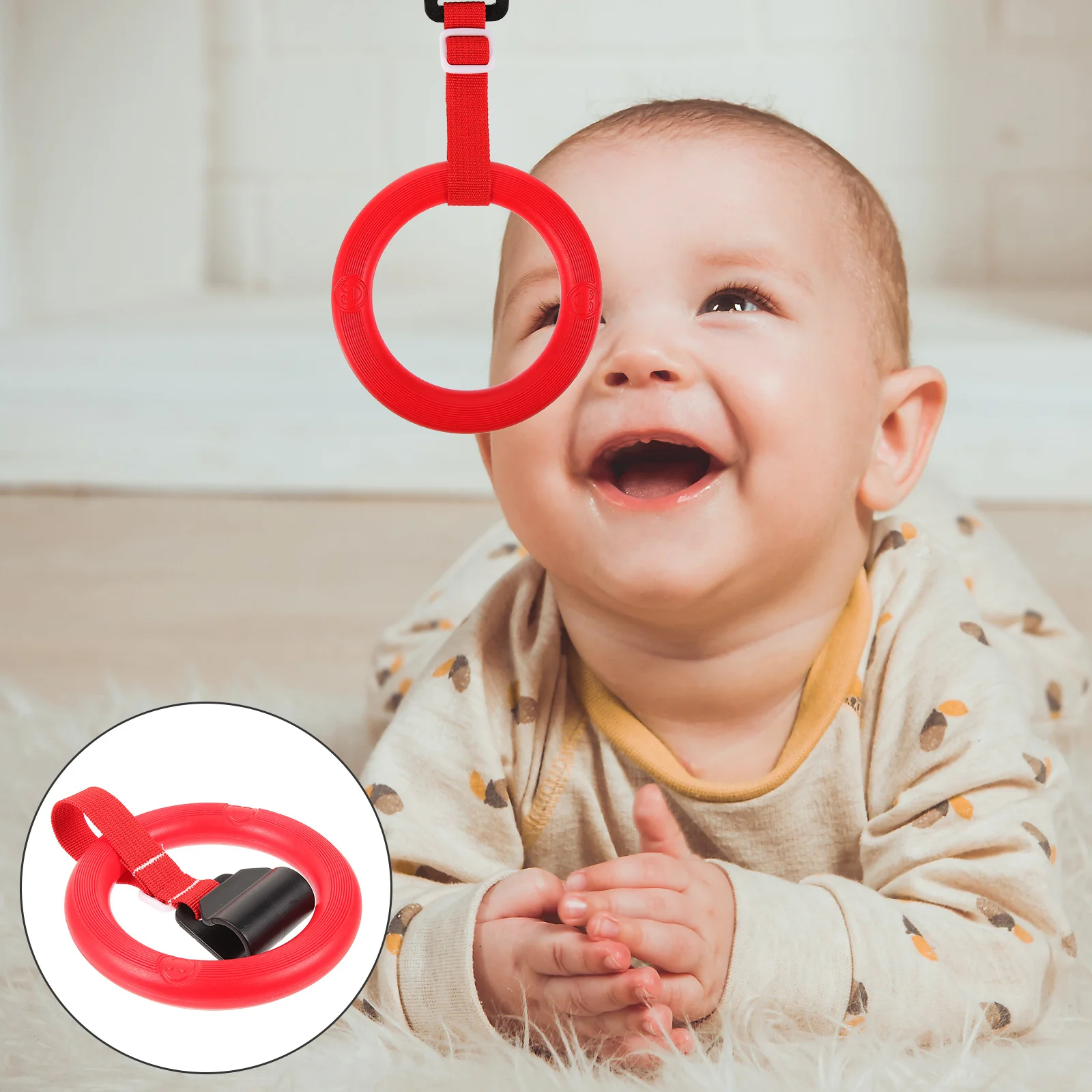 

Toddler Pull Ring Learning Standing Rings Bed Walking Assistant Cribs The