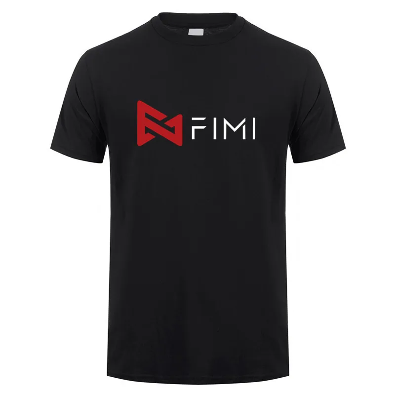 Fimi Drone T Shirt Men Casual T-shirts Summer Short Sleeve Mans Cool Tops Fimi Tshirt LH-101