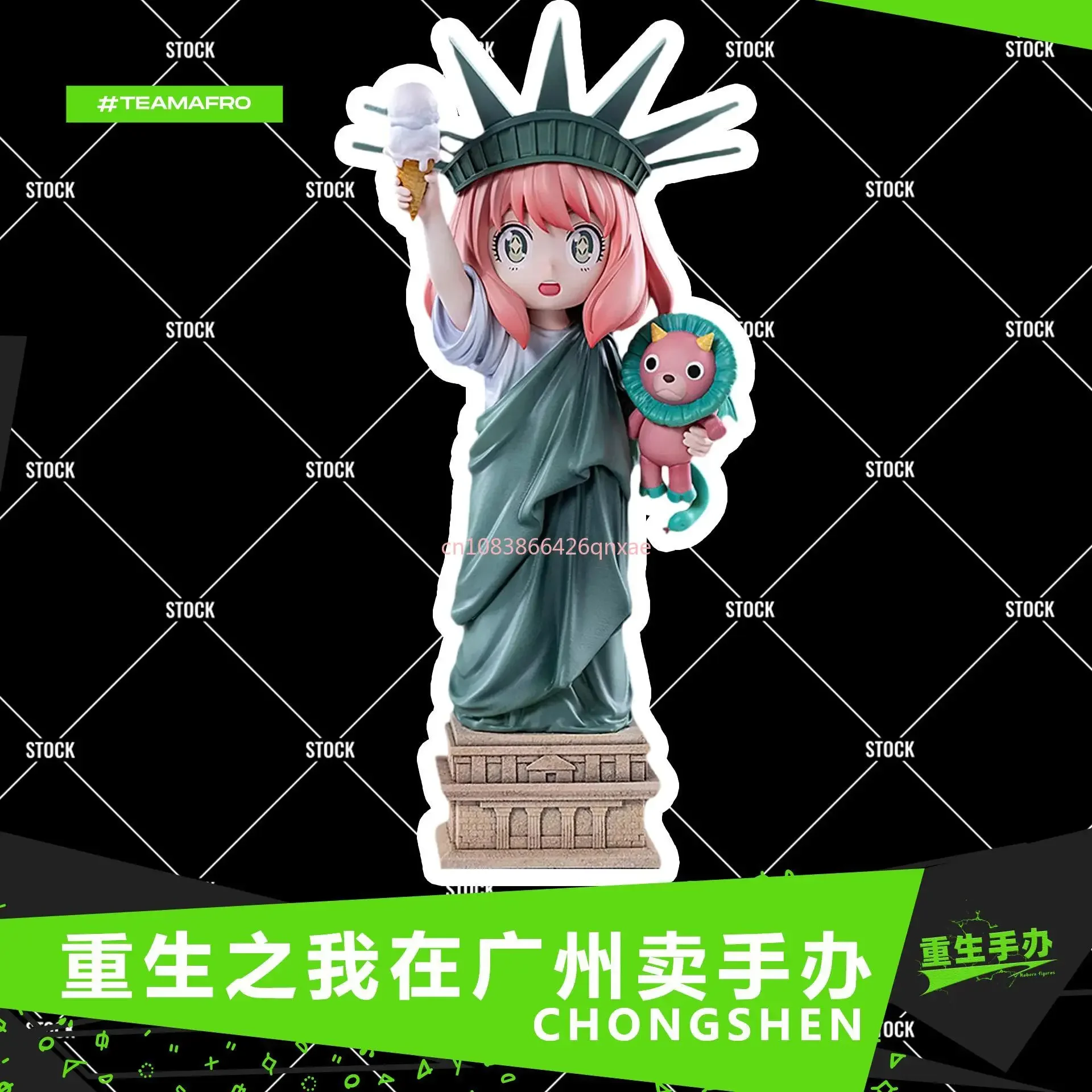 In Stock Spy Play House GK Statue of Liberty Ania Mario Figure Gift Toy Gift Collection