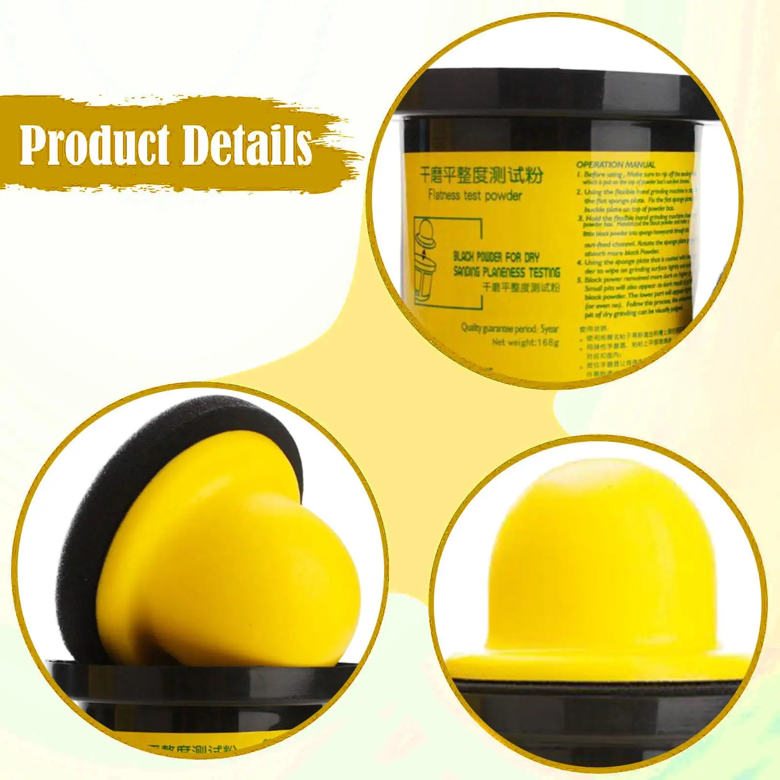 معطف الدليل الجاف سهل الاستخدام وتوفير الوقت وإصلاح السطح ومسحوق الصنفرة الجافة لـ