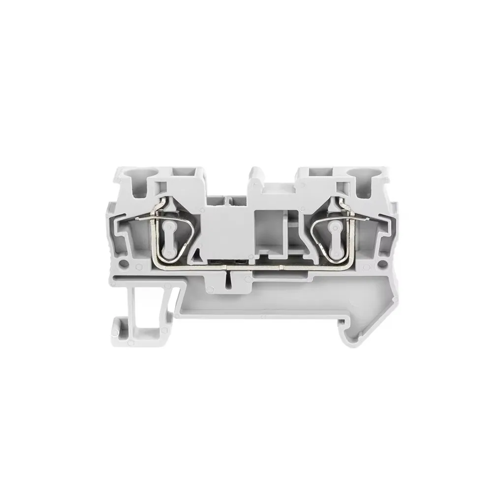 Spring wiring terminal ST2.5 three-layer terminal block direct insertion tool free 2.5 square combination type