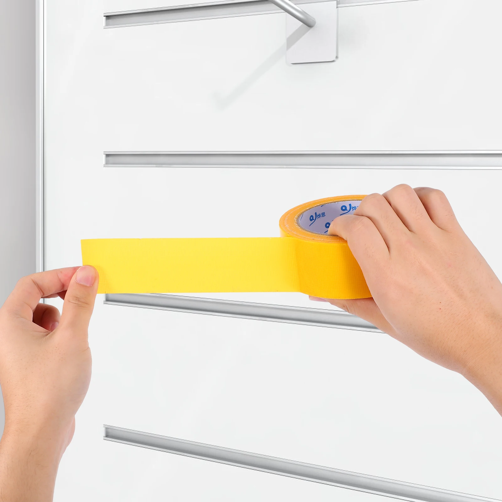 

Heavy Duty Duct 1 Roll Waterproof Wear Resistant Adhesive Repair Tape For Pipes Hoses Tents Carpet Binding Colored Crevice