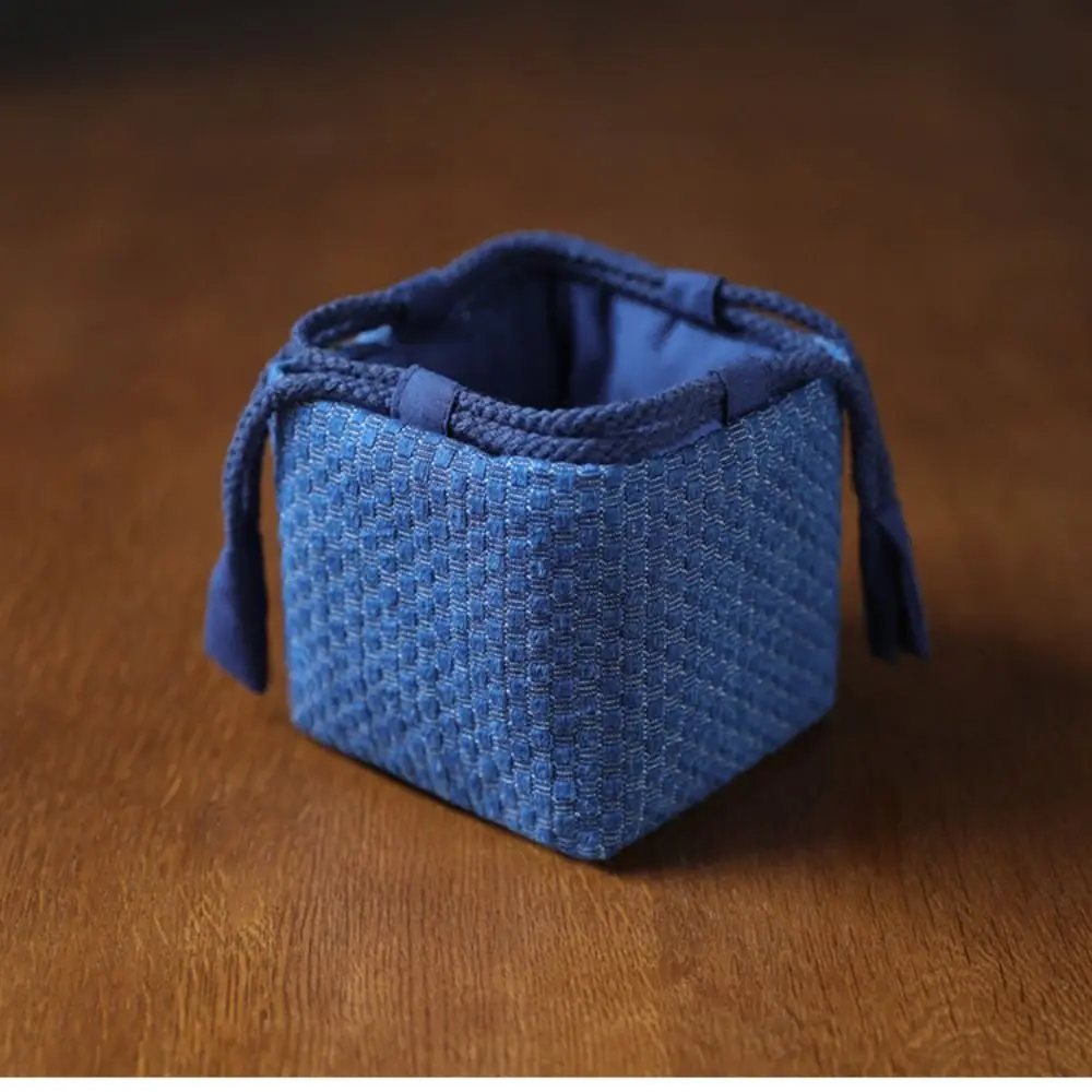 

Chinese Style Teapot Cup Cotton Protect Cloth Bags Breakage-proof Denim Travel Teaware Storage Bag Dustproof Practical