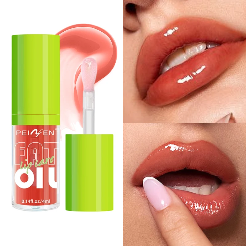 4-Tone Moisturizing Lip Gloss, Luminous Oil Lip Gloss, Transparent Liquid Lip Gloss,Natural Lip Enhancement,Non-sticky For Women