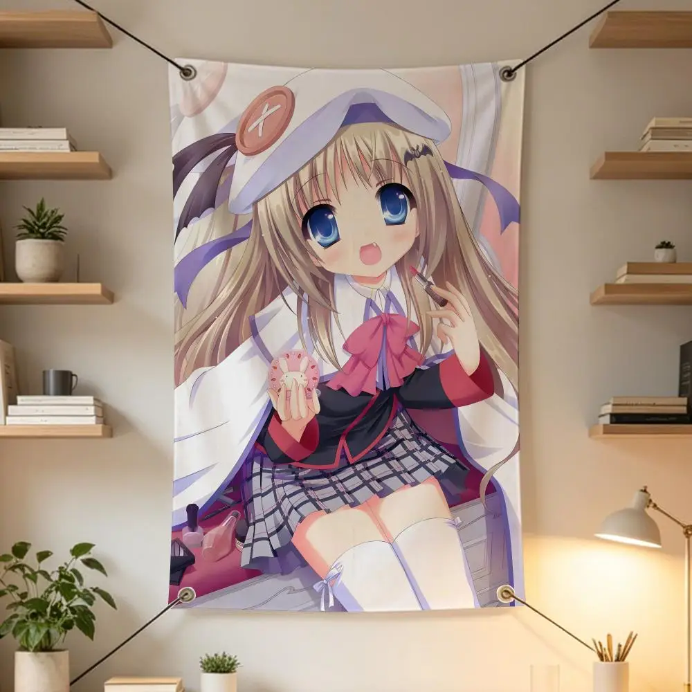 Anime L-Little Busters Flags, Outdoor Decorations, Music Bars, Home Interiors, Patio and Garden Decorations