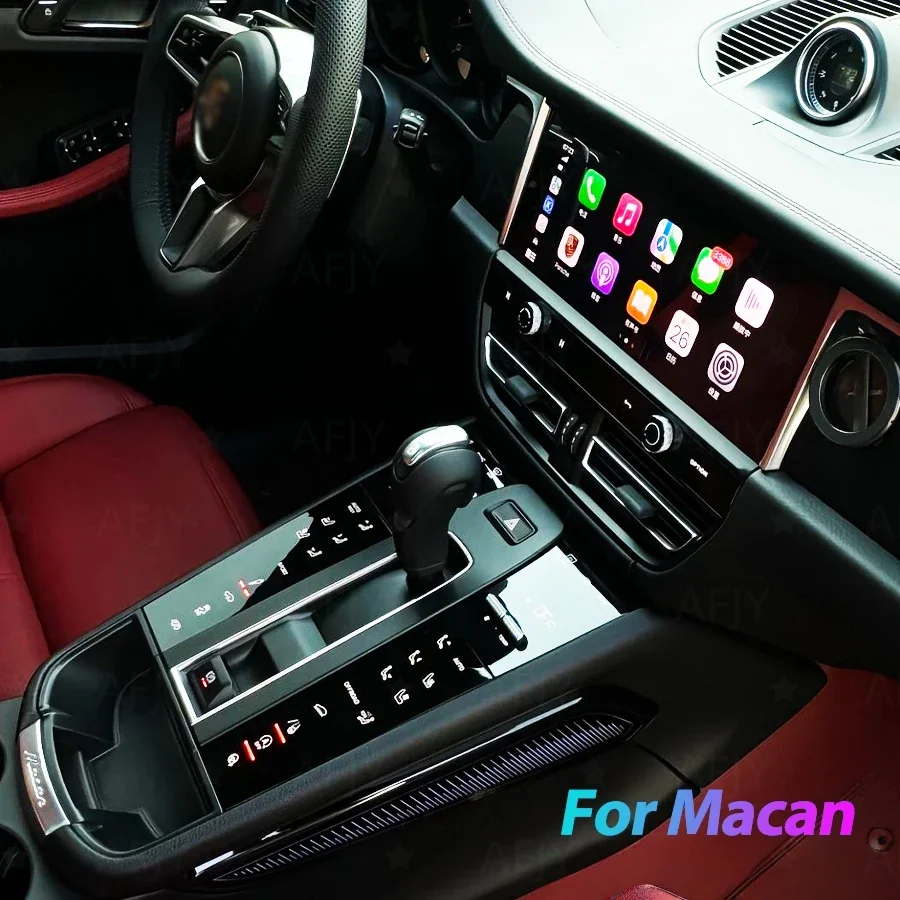 Center Console Gear LCD Shift Panel Interior Decorative Accessories For Porsche Macan 2014-2021 (95B.1 /95B.2) Support LHD RHD