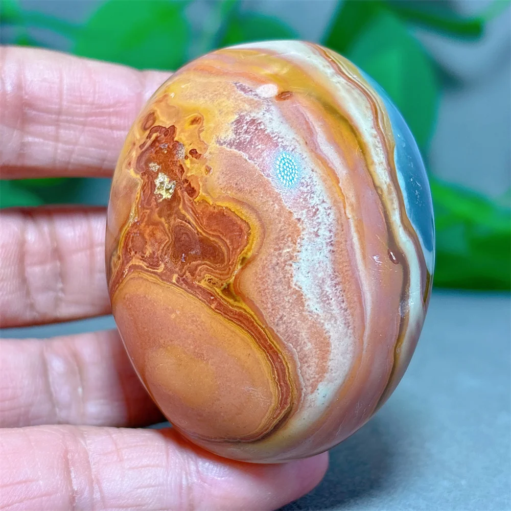 Polychrome Palm Crystal Natural Stone Quartz Stone Minerals Home Decoration Reiki Craft Gifts Energy Healing Spiritual Luck Love