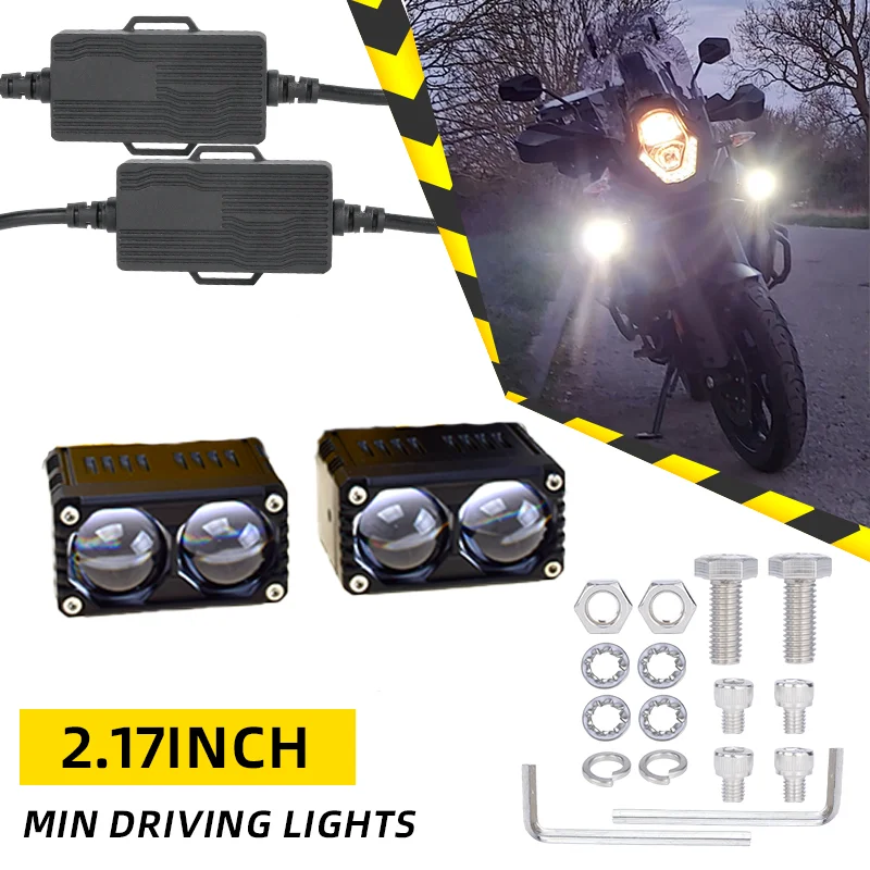 

Senlo X2 Plus 1Set Yellow White Light Auxiliary Auto Headlights 12V-24V Waterproof IP68 LED Spotlight Led Lights for Motorcycle