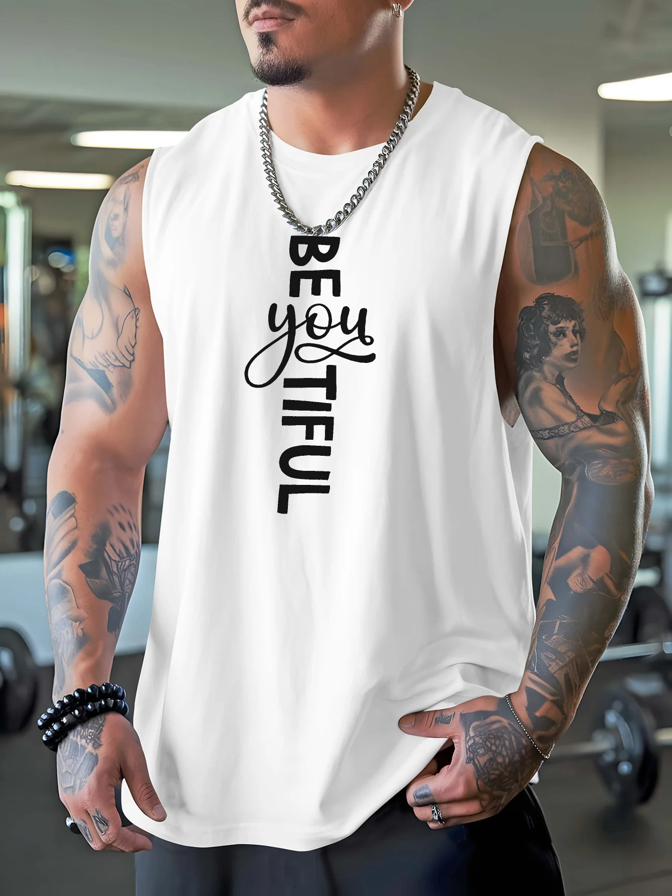 

Мужская самая продаваемая свободная спортивная майка, летняя дышащая и быстросохнущая футболка без рукавов для баскетбола и фитнеса.