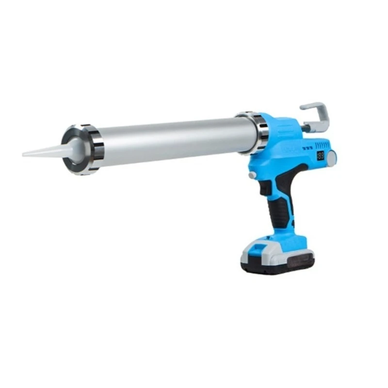 

Rechargeable lithium battery glue gun, automatic glue return operation, glue output speed regulating electric