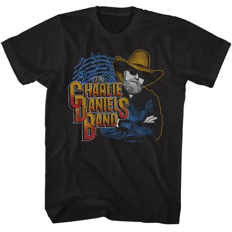 Charlie Daniels For Fans Cotton Black All Size T Shirt Men Uu030