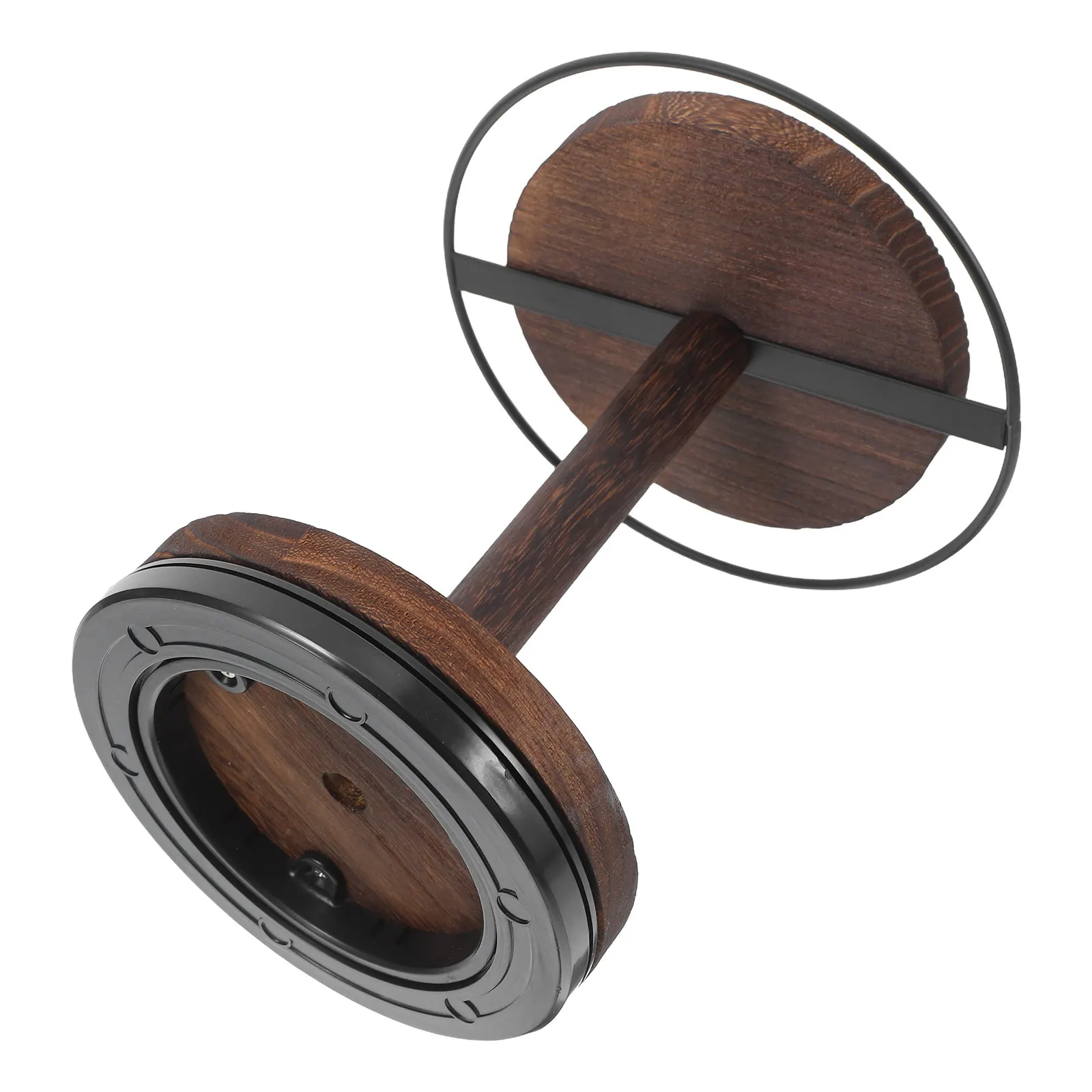 360 Degree Wooden Rotatable Sunglass Organizer Stable Base Display Rack Tabletop Glasses Holder for Home Office