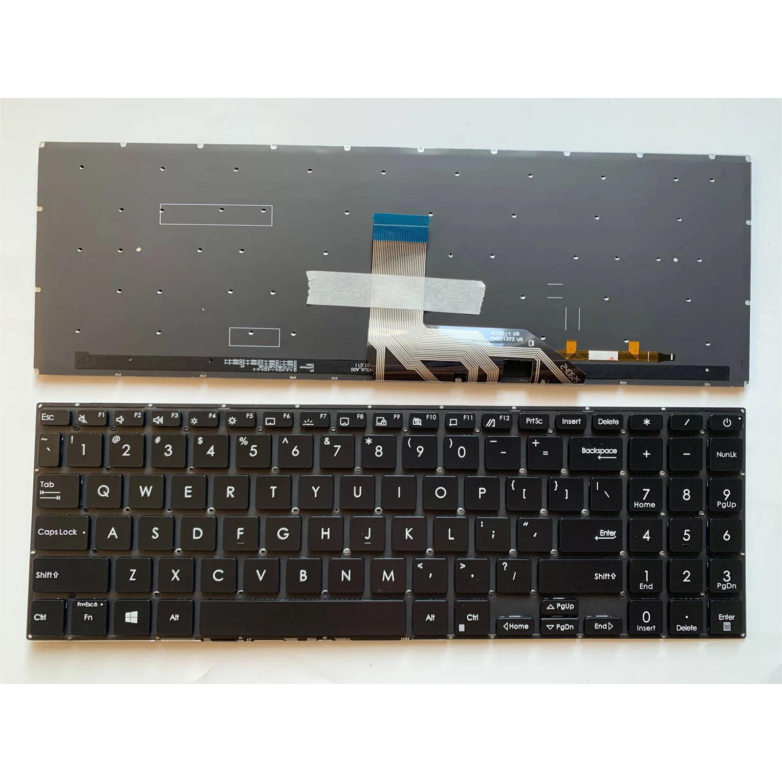 لوحة مفاتيح الكمبيوتر المحمول تخطيط الولايات المتحدة لـ Asus X513 X513EA X513EP X513EQ X513IA X513E X513UA #1