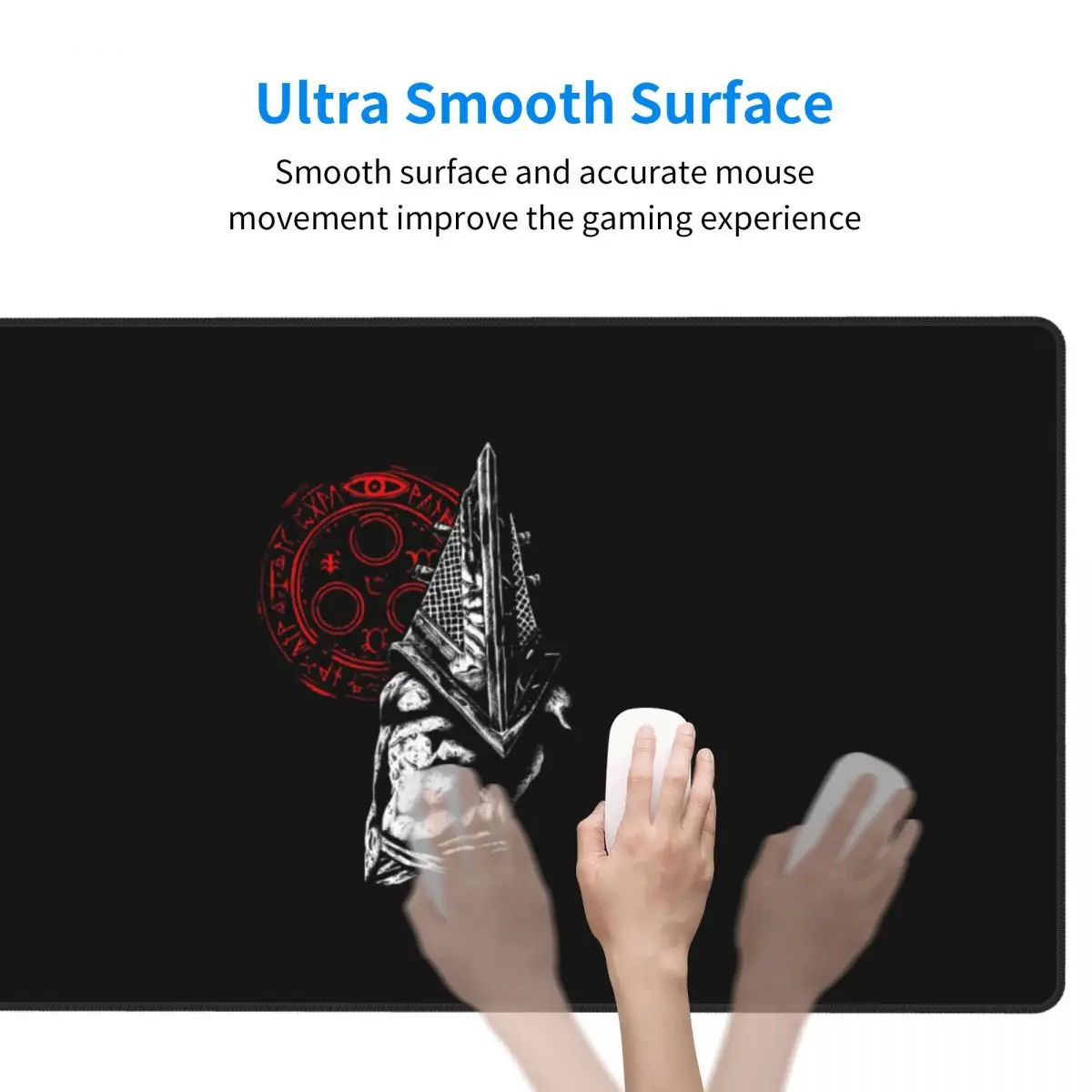 

Large Mouse Pad Chain Link And Fog Silent Hill Game Gamer PC Laptop Mats KeyboardComputer Gaming Office Accessories Desk Mat