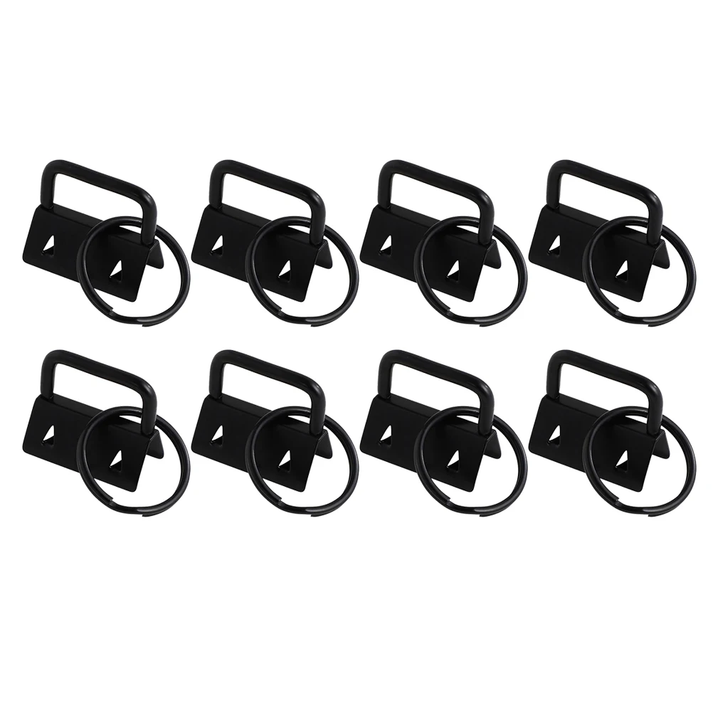

50 pcs Tail Clip Metal Key Fob Hardware Keychain for Luggage Strap Wristlet Webbing Decoration Craft Accessory