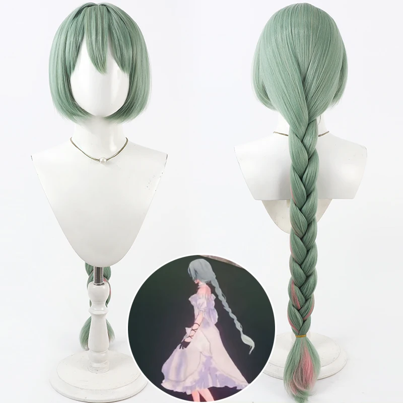 

Парик для косплея Game Wuthering Waves Phrolova, длинные плетеные термостойкие синтетические волосы 100 см, вечерние ролевые игры на Хэллоуин