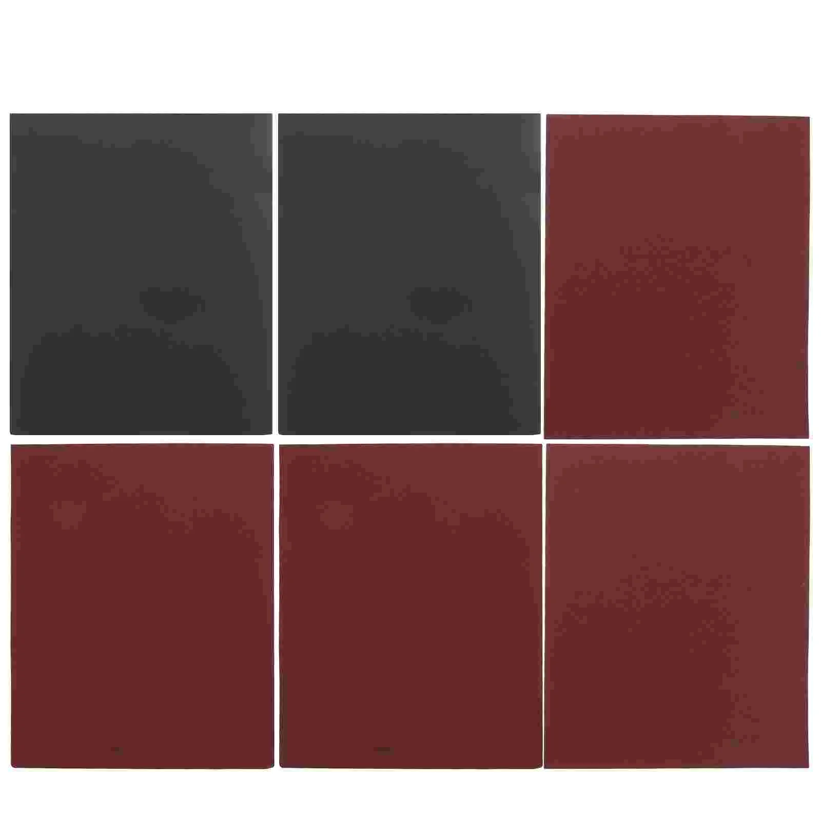 6 Pcs Pool Cue Sandpaper Cues Stick Cleaner Sticks Sandpapers Billiard Rod for Accessory Polishing Supply