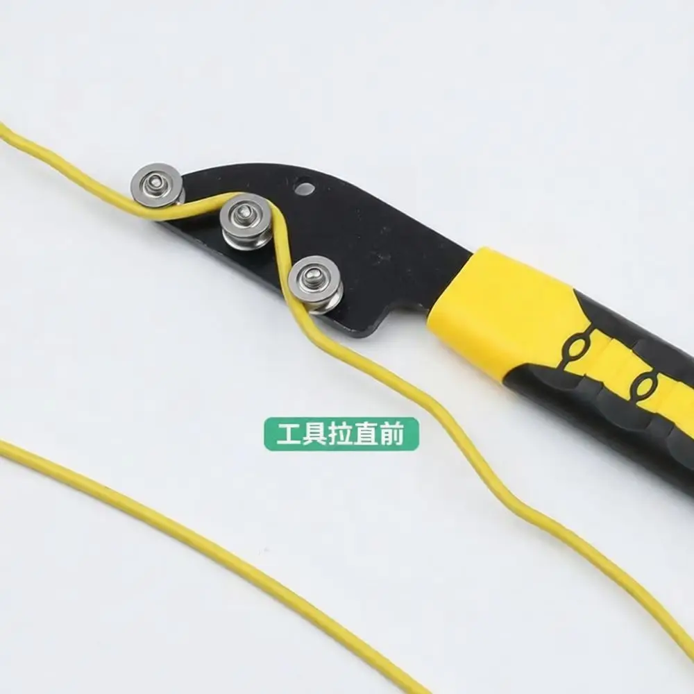 Professional Wire Straightener For For Haoshiyuan Manual Cable Guide Durable Stainless Steel Decorating Tool Electrical Repair