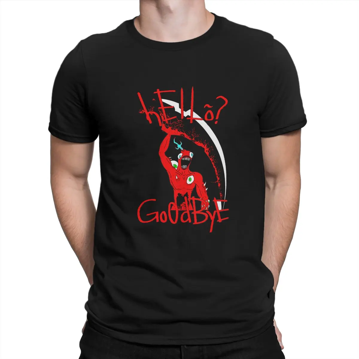 Vintage Nothing There T-Shirts for Men Crew Neck T Shirts Lobotomy Corporation Short Sleeve Tees Classic Clothes