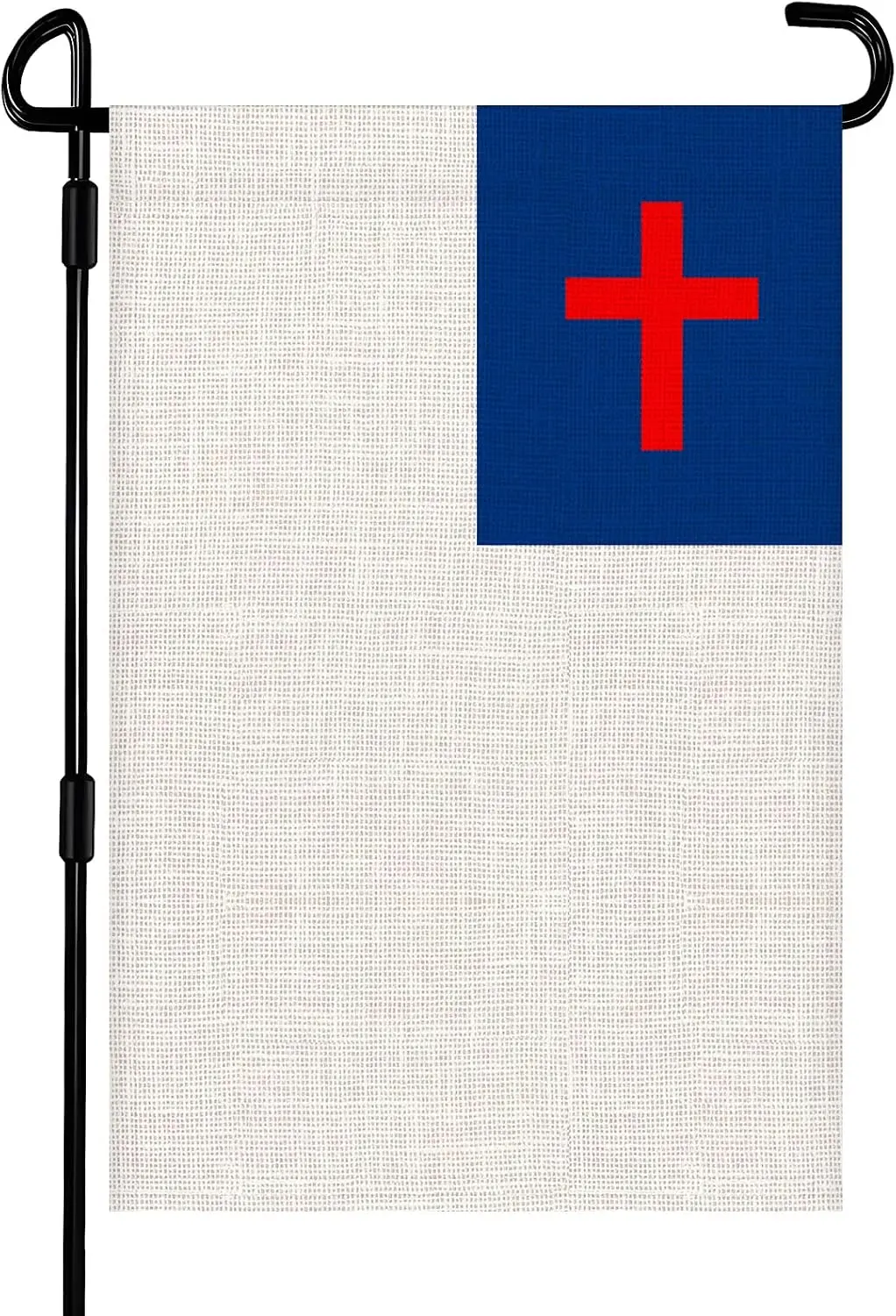 Christian Flag Garden Flag 12x18 Inch Double Sided Burlap Christian Cross Flag for Religious Christian Outdoor Porch Yard Ga llp