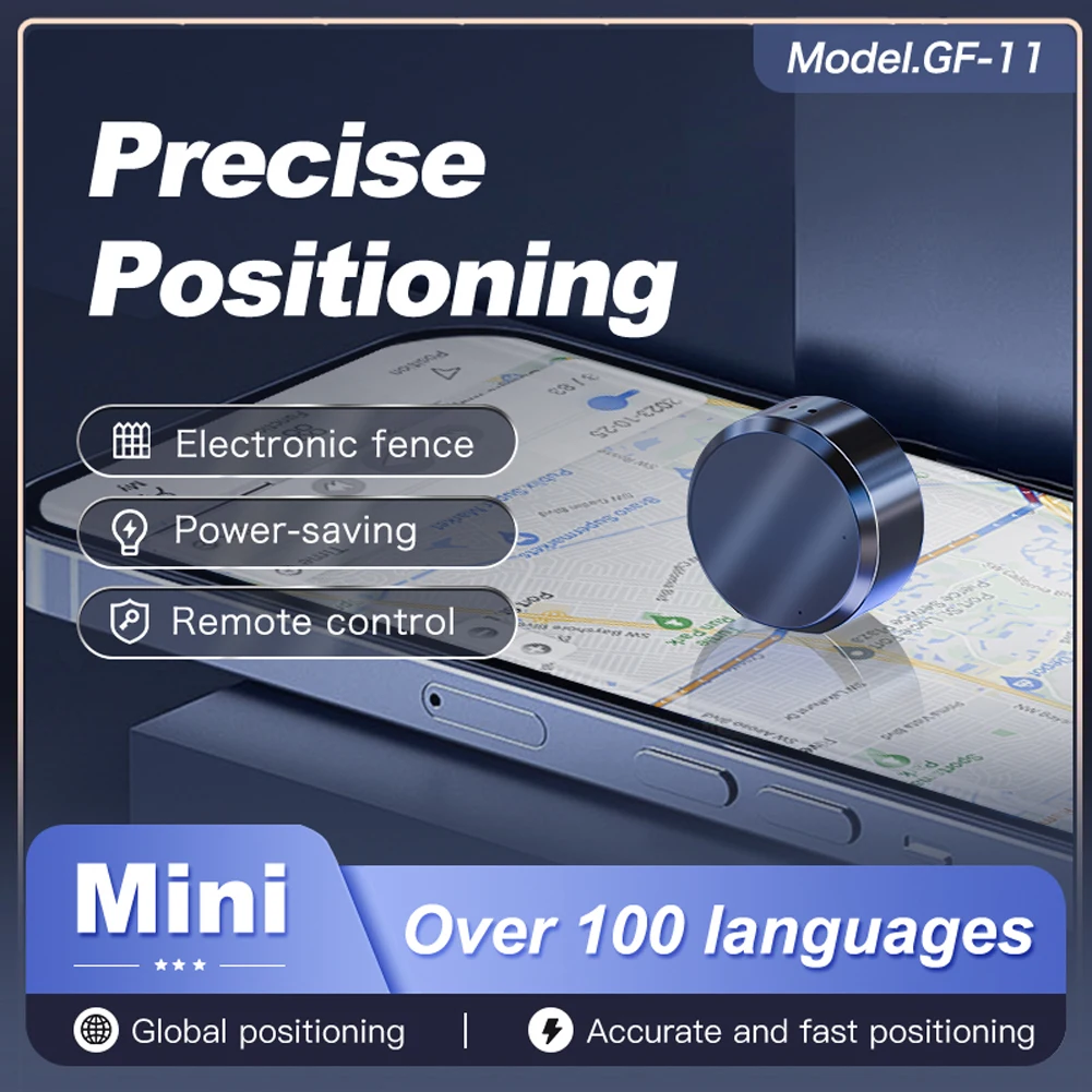 Localizzatore magnetico antifurto in tempo reale Dispositivo di localizzazione del veicolo per auto Localizzatore di posizionamento del portafoglio per bambini per animali domestici Localizzatore Smart Finder