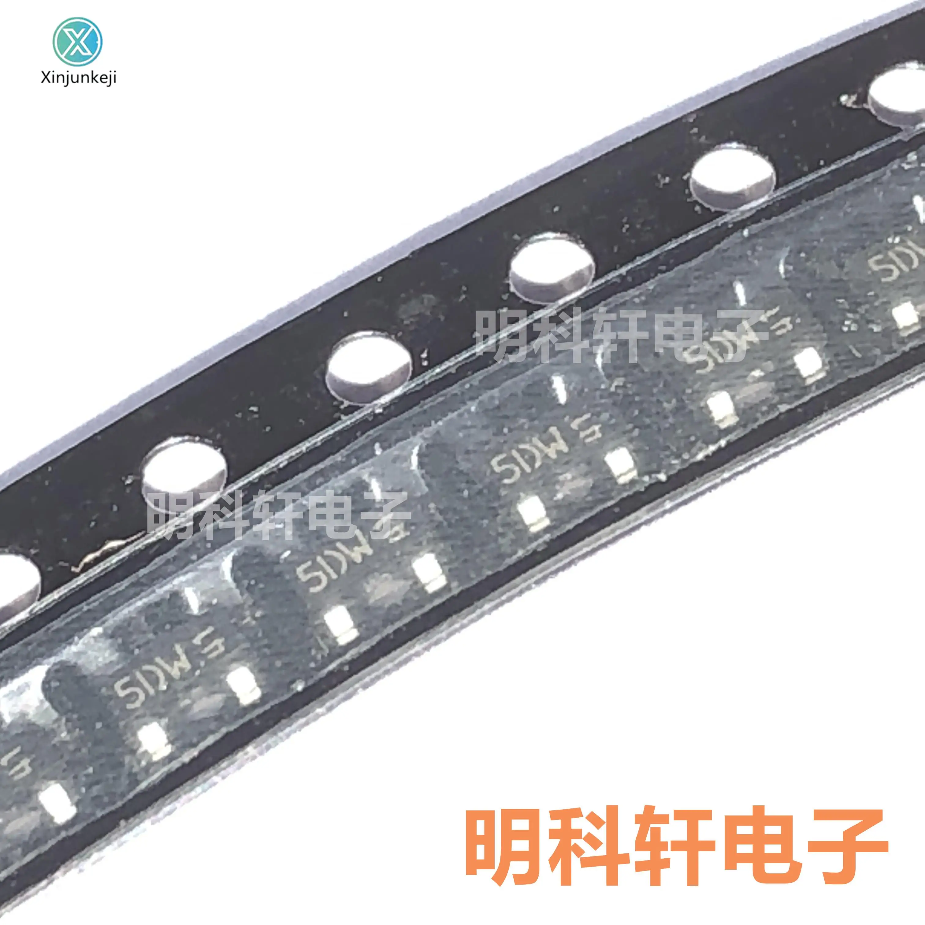 200 pçs original novo bc807 silkscreen 5d sot23 smd transistor