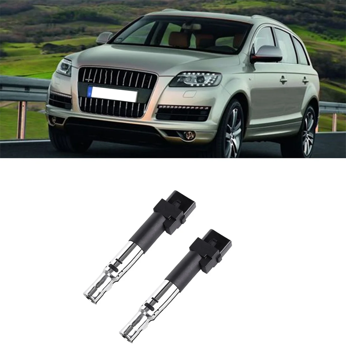 

022905715A 2 Ignition Coils Ignition System High Voltage Package Auto for VW CC Passat Audi Q7