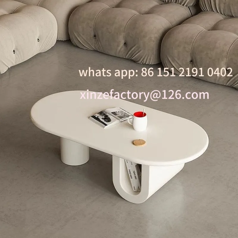 

Customizable Style U-shaped Coffee Table Home Living Room Furniture Light Luxury High-end Designer Creative Table F