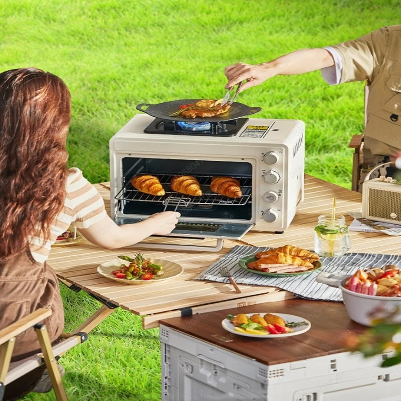 Gas Outdoor Oven Large Capacity Open Flame Type Combustible Gas Type Multifunctional Outdoor Oven
