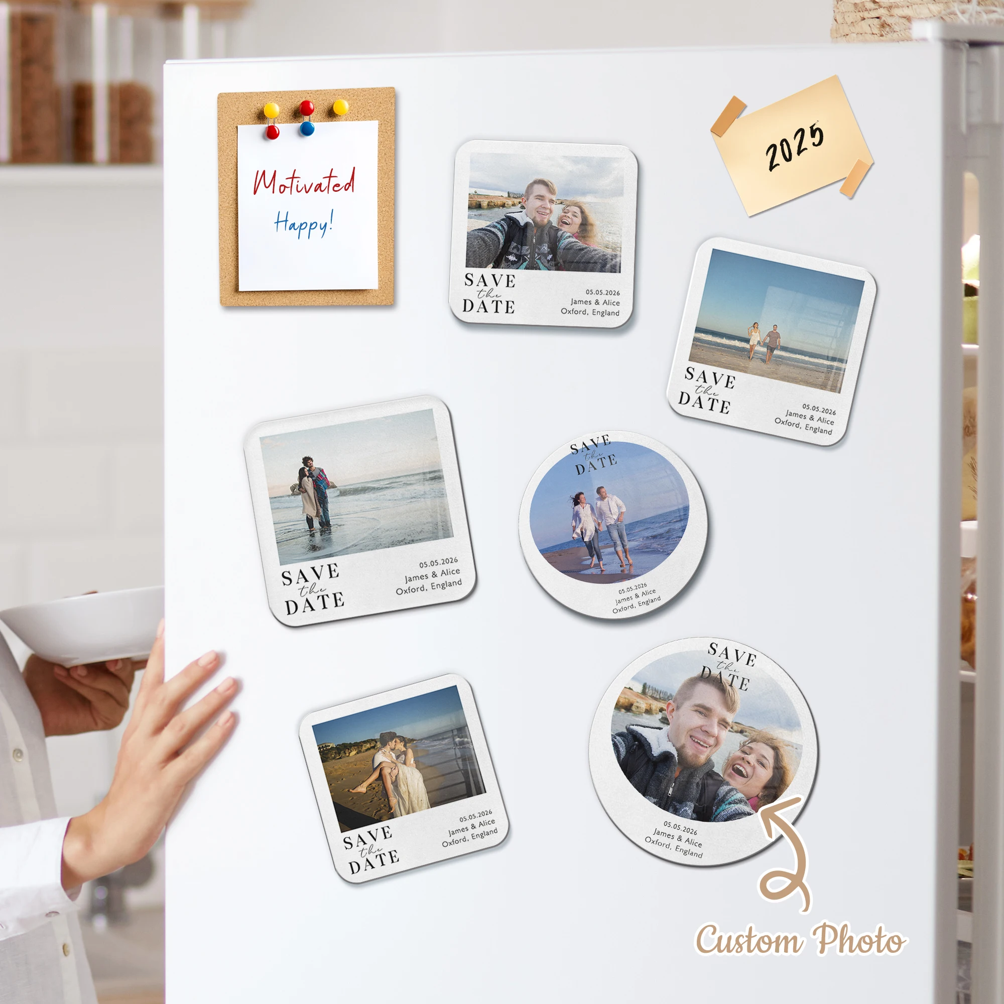 

Personalized Records Our Refrigerator Magnets Custom Anniversary Gifts Family Kitchen Dining Whiteboard Home Decor
