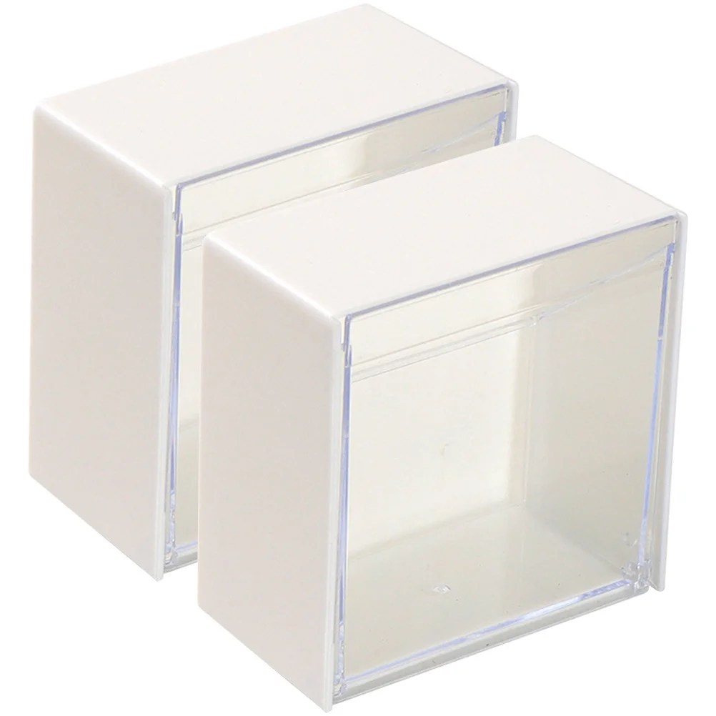 

2Pcs Coffee Filter Storage Boxes Wear-Resistant Holder for Dining Room Living Room Coffee Filter Storage