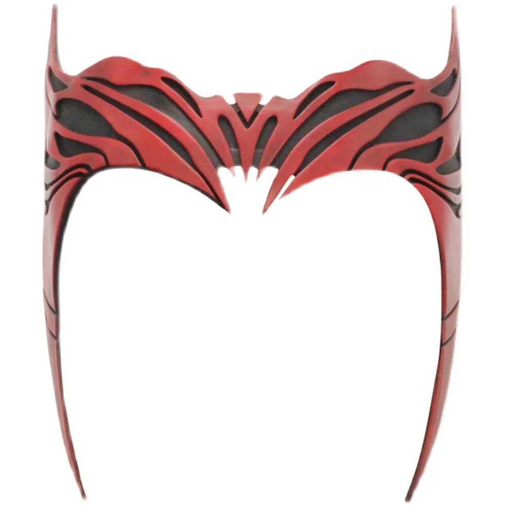 Wanda Maximoff Witch Headpiece Halloween Mask Cosplay Costume Tiara Mask