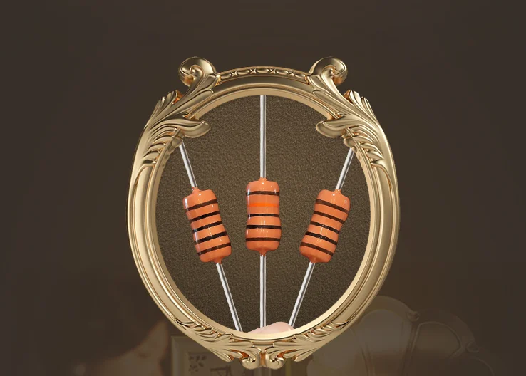 2PCS/LOT Original British Audio Note 2W Niobium resistor non-magnetic pure quiet and ethereal sound of nature free shipping