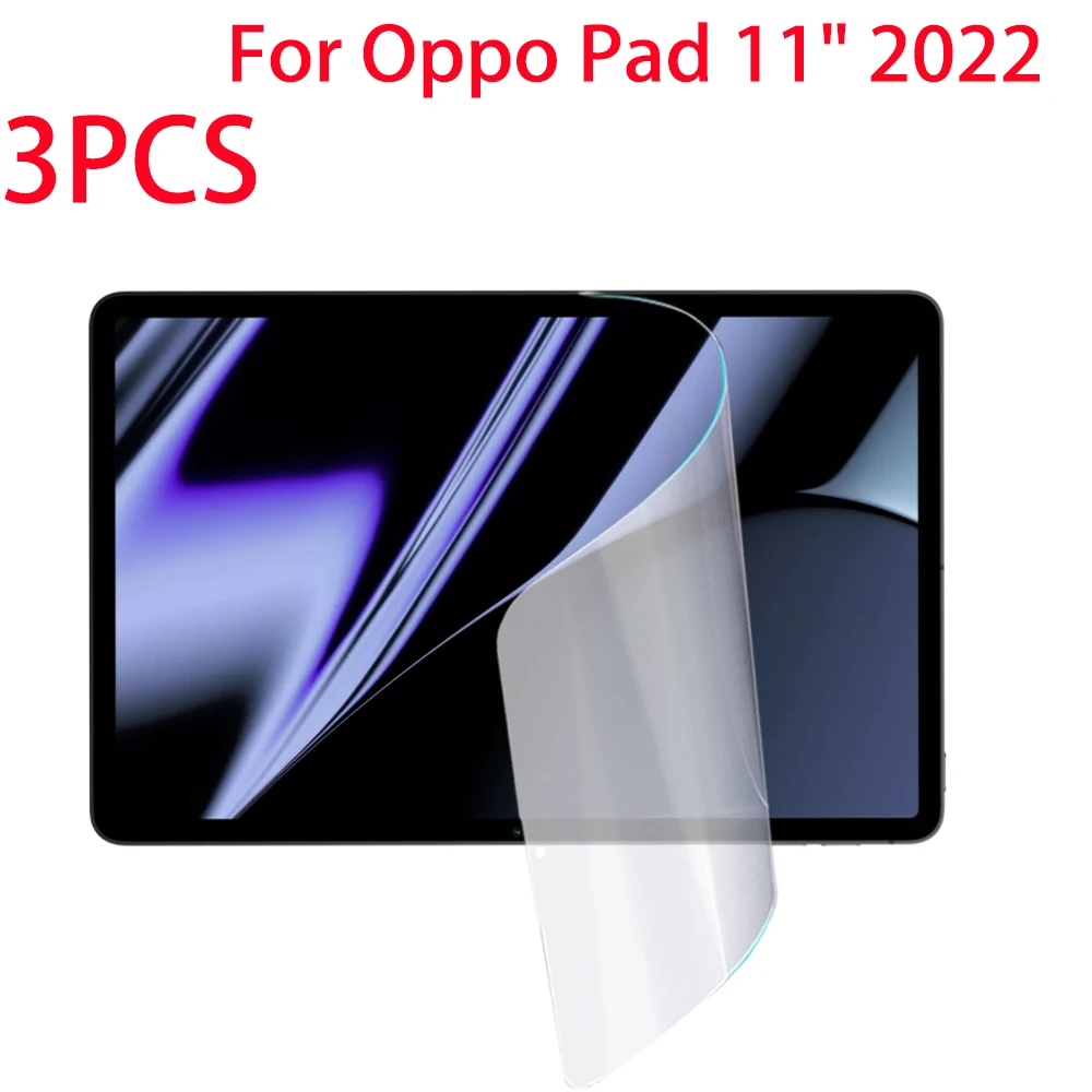 

3PCS PE Soft screen protector Film For Oppo Pad 2022 11 inches Clear Screen Protector Tablet Protective Film For Oppo Pad