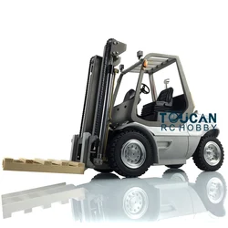 1/14 LESU RC Hydraulic Forklift Radio Control Unpainted Unassembled Metal Model With ESC Motor Kits Sets Toys In stock Th16471