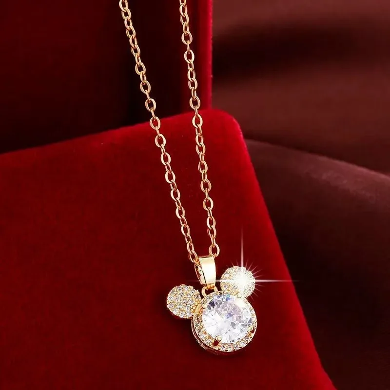 

Ожерелье с изображением Микки Мауса Диснея, подвеска ACG, автобусная карта, игрушка