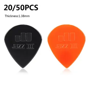 JEPicks Tortex Jazz III XL, Plectre, Mediator JEParts, Accessoire, Coloré JENylon Picks, 20/50 Pcs