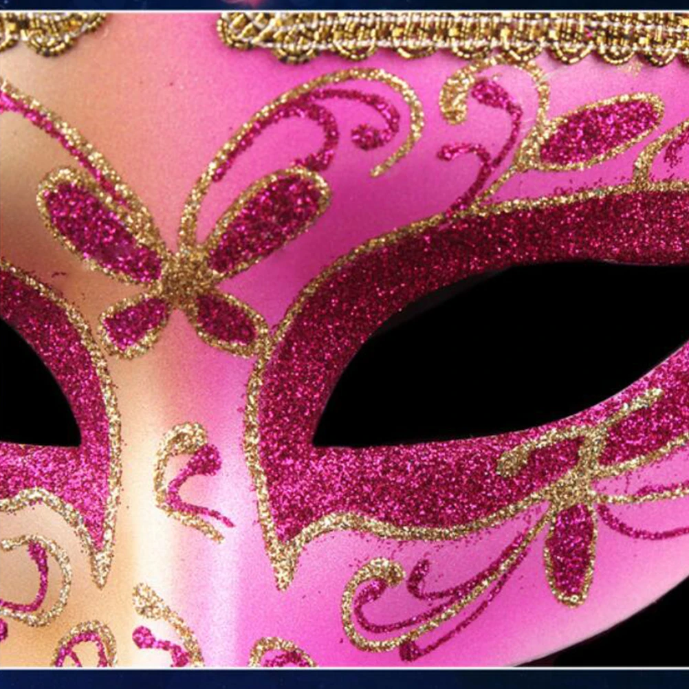 

Half Face Mask Halloween Make up Dance Makeup Prop Cosplay Kids Masquerade Child
