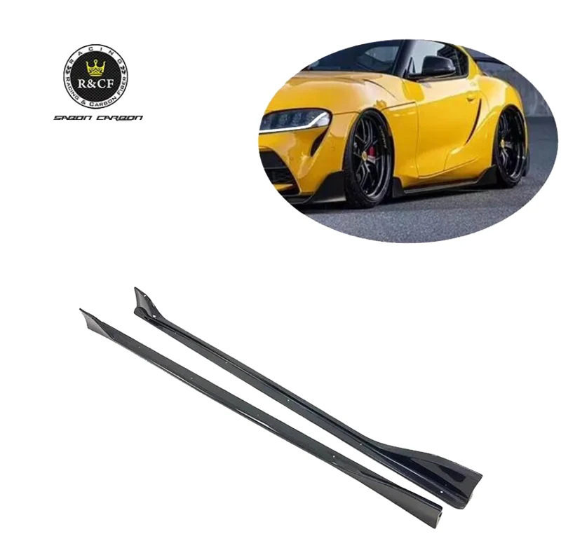 

Задние боковые юбки из углеродного волокна в стиле AG для Toyota Supra A90 A91 MK5 2019-20 гг.
