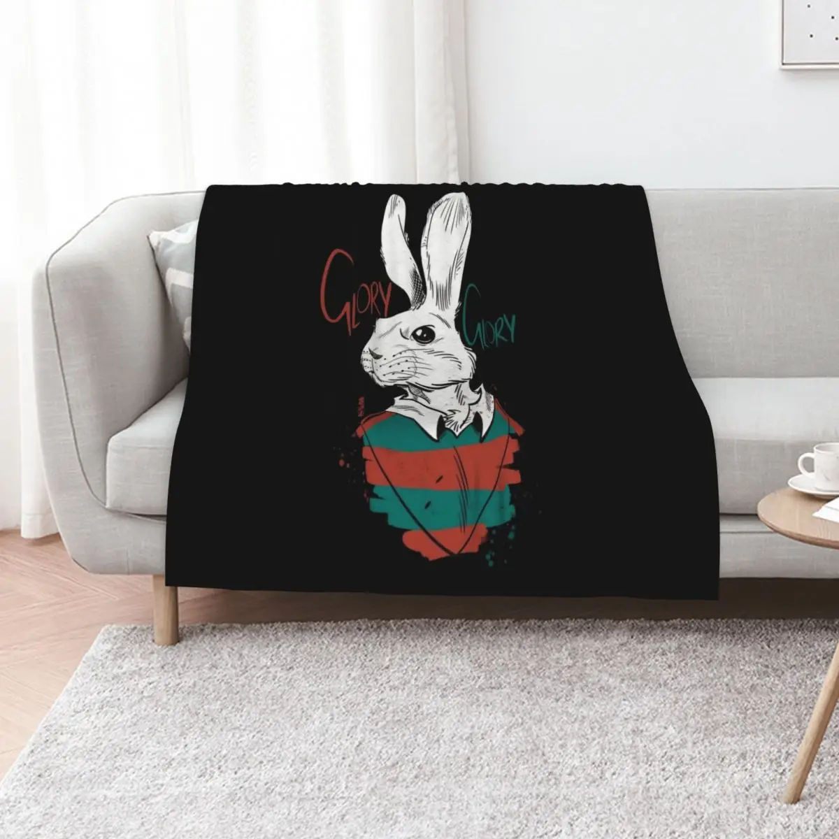 Glory Glory Throw Blanket Soft Thins Sofas valentine gift ideas Cute Large Blankets
