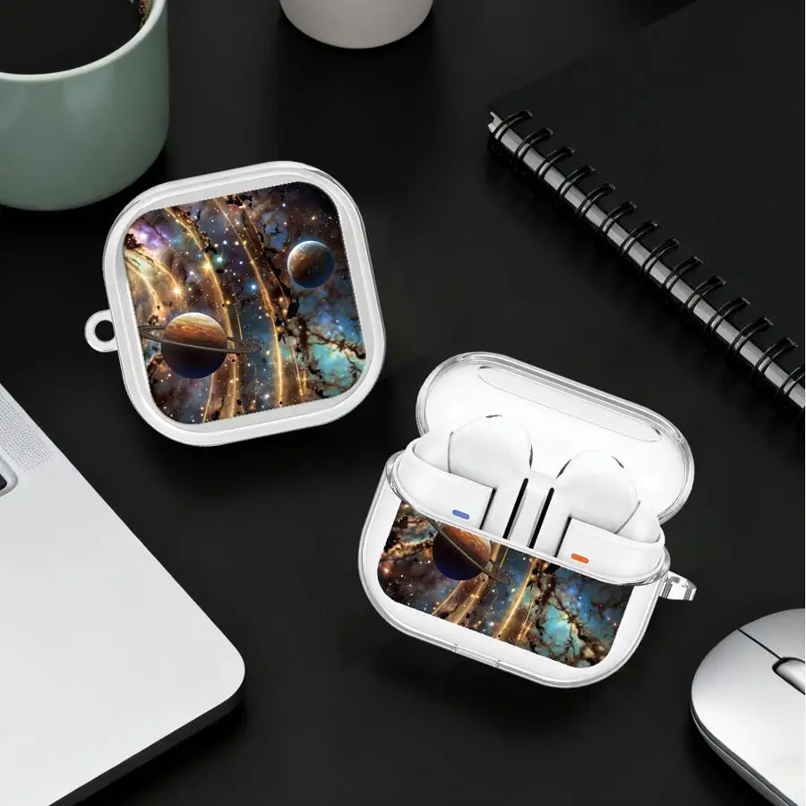Dreamy Universe Case For Samsung Galaxy Buds Live 3 FE 4Pro 4 Pro 3Pro 2 Clear Earphone Cases Cover