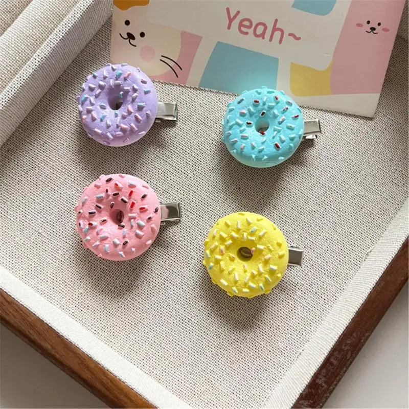 

6pcs Realistic Bakery Hair Clip Comfortable Wear Daily Use Fashion Accessories