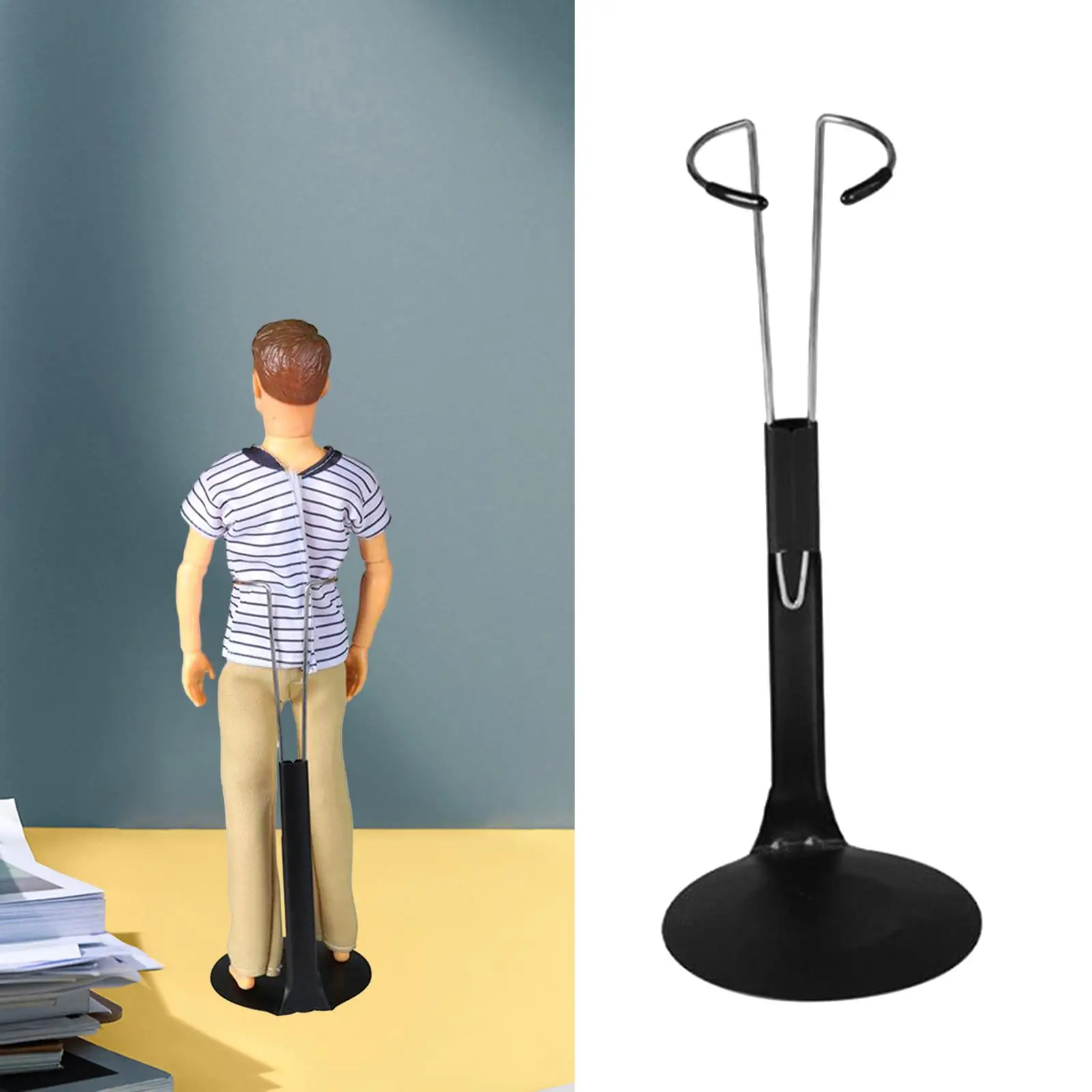 1/6 Doll Figures Action Stands Base Bracket Adjustable Height 13cm-21.5cm Doll Display Holder Support