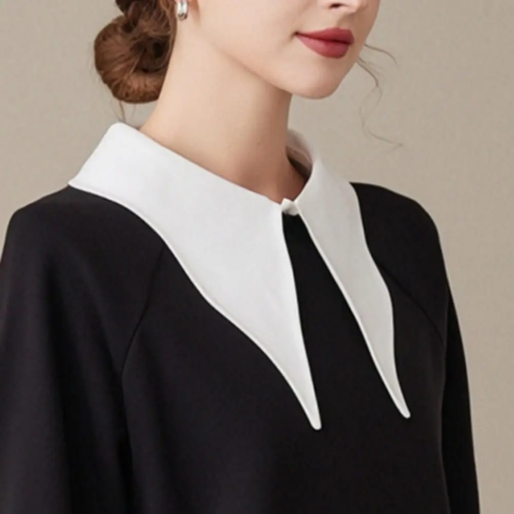 Detachable Fake Collar for Women Adjustable Shirt Collar Decorative Layering Accessory for Sweaters And Crew Neck Tops