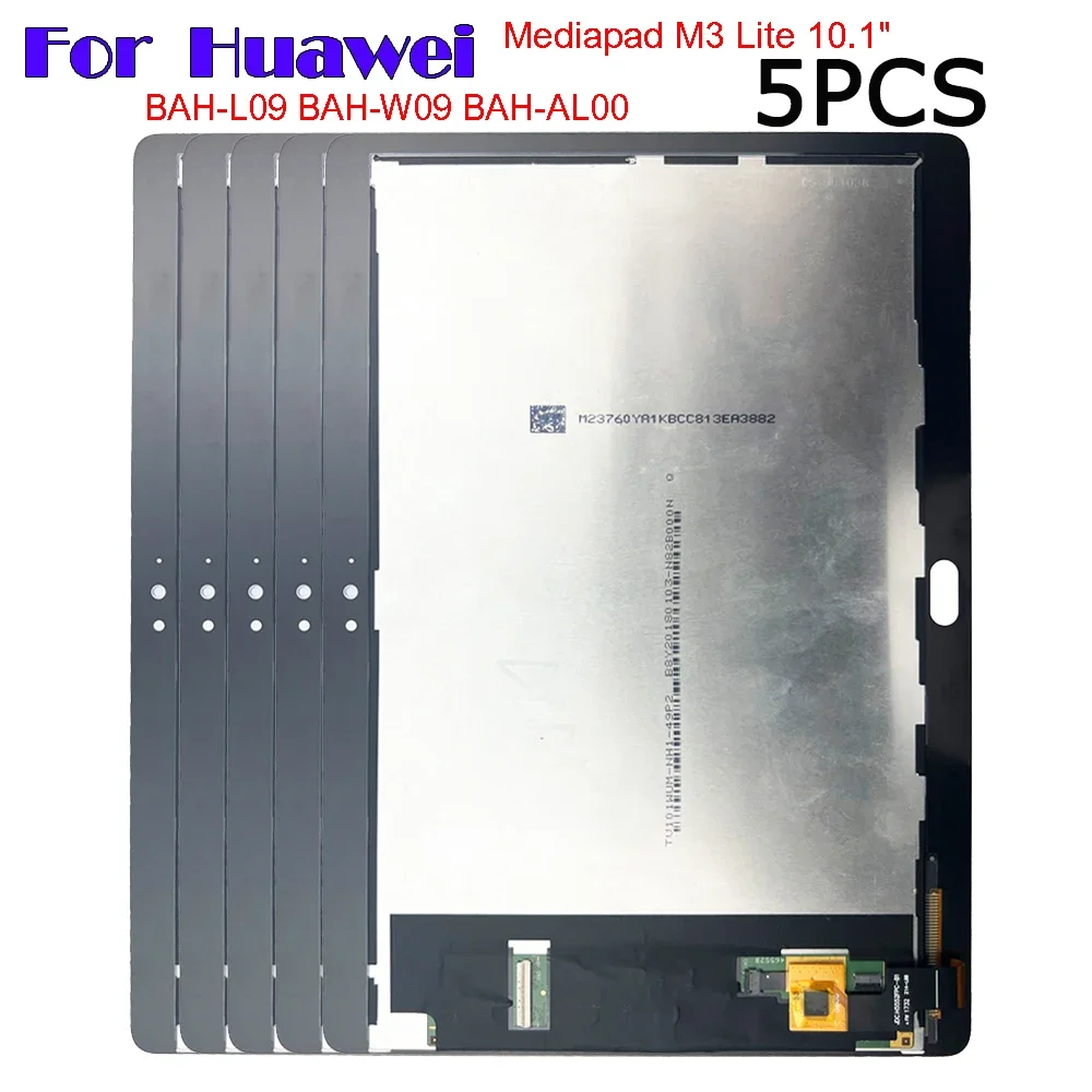 

5PCS AAA+ For Huawei Mediapad M3 Lite 10 BAH-AL00 BAH-W09 BAH-L09 10.1" LCD display touch screen digitizer assembly