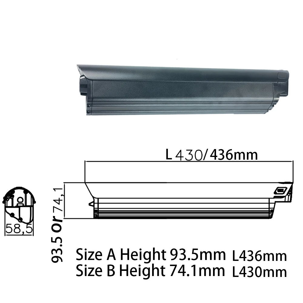 36V 48V Integrated Battery 10.4Ah 12.8Ah 14Ah 14.5Ah 17.5Ah for Molicycle R1 Fafrees F26 Pro Gopowerbike Spare Battery  E-cargo