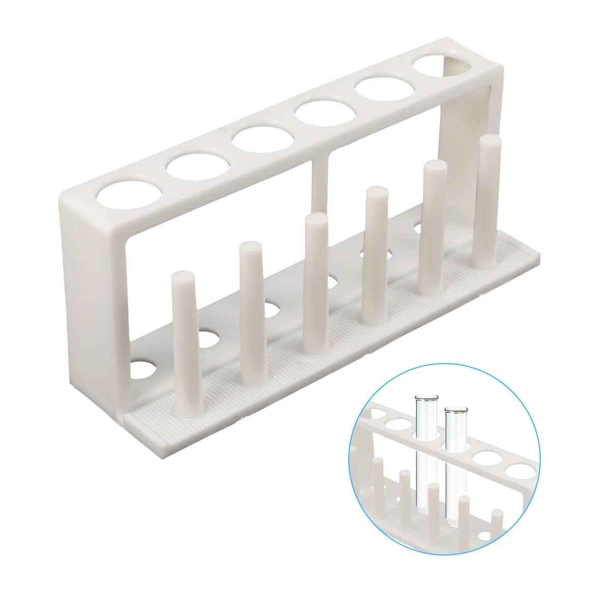 

Aquarium Test Tube Rack Water Quality Bracket Holder for Pipe Laboratory Clear Tubes Racks